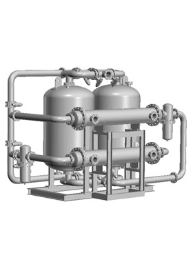 Adsorption Dryers Using Heat-of-Compression